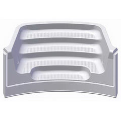 CARDINAL POOLS CARDINAL POOLS QP-0084TSR 8 ft. 4-Step Radius Twin Seat - Quaker White