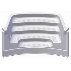CARDINAL POOLS CARDINAL POOLS QP-0084TSR 8 ft. 4-Step Radius Twin Seat - Quaker White
