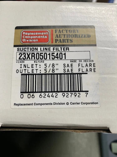 CARRIER CARRIER 23XR05015401 Refrigerant Strainer