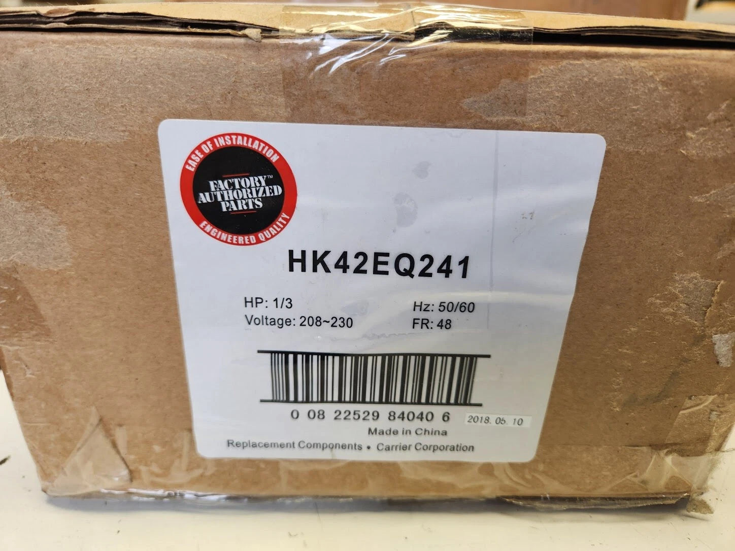 CARRIER Carrier HK42EQ241 Blower Motor Module 1/3 HP