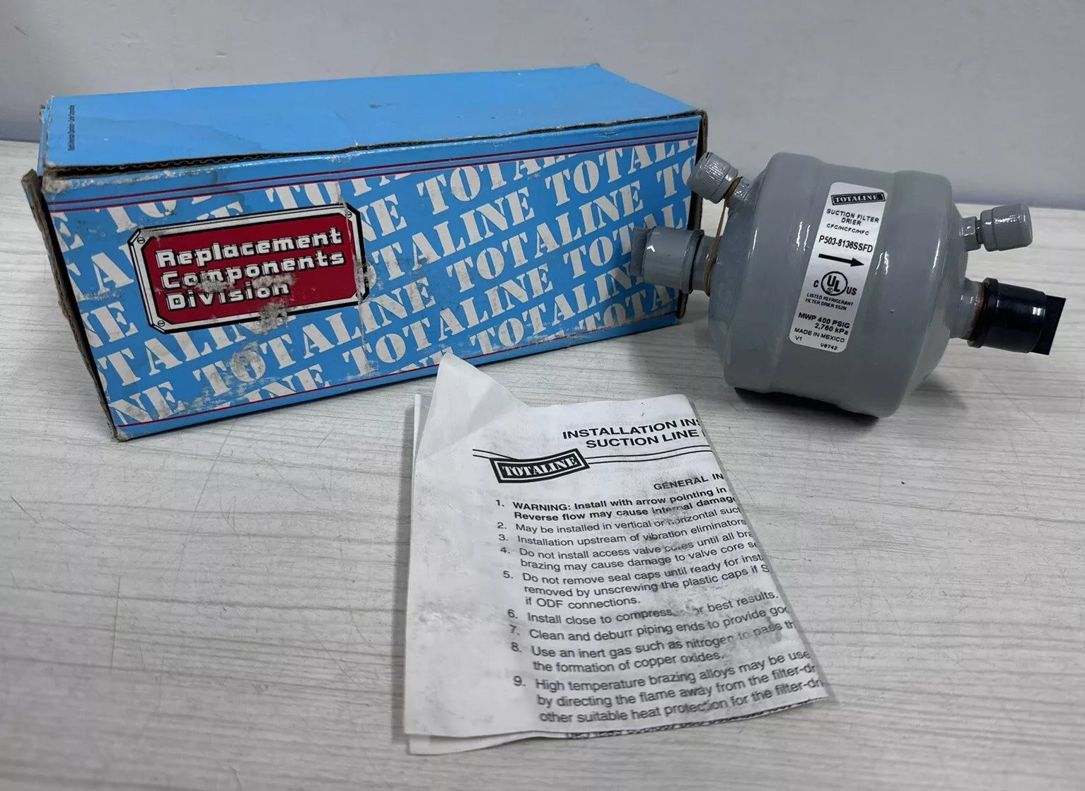 CARRIER Carrier P503-8277SSFD Suction Line Filter Drier TOTALINE