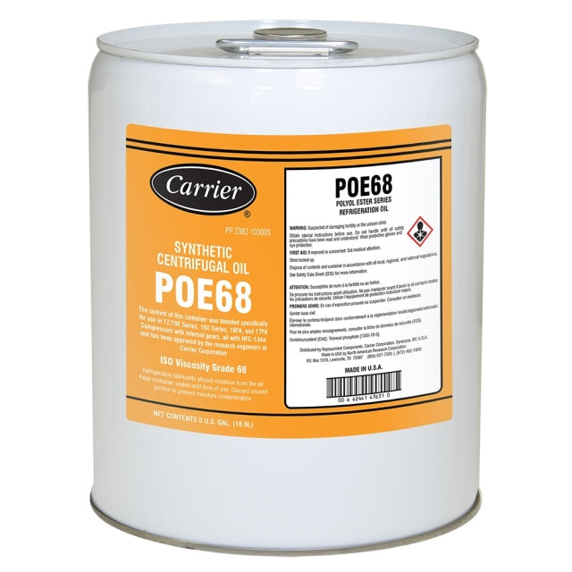 CARRIER CARRIER PP23BZ103005 POE 68 Centrifugal Oil - 5 Gallon