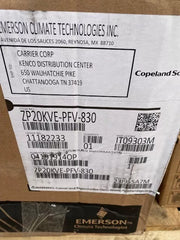 CARRIER CARRIER ZP20KVE-PFV-830 Scroll Compressor 208-230 VAC R-410A