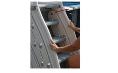 CONFER PLASTICS Confer Plastics 9300 Roll-2-Guard Above Ground Pool Ladder Entry System - Need 2 for A-Frame