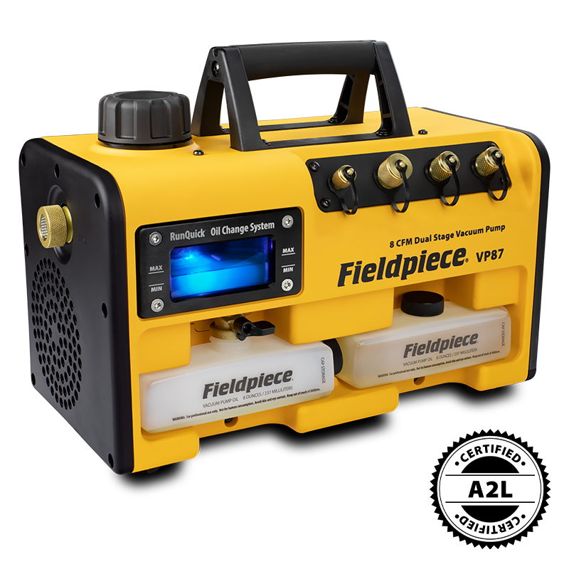 FIELDPIECE Fieldpiece FP-VP87 RunQuick 8 CFM Dual Stage Vacuum Pump