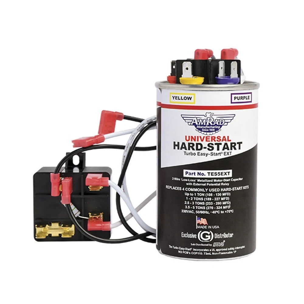 GLOBAL GLOBAL AMRAD-TES5EXT Universal Hard Start Kit with External Relay