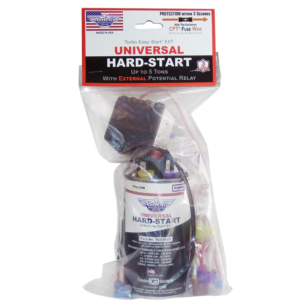 GLOBAL GLOBAL AMRAD-TES5EXT Universal Hard Start Kit with External Relay