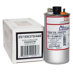 GLOBAL GLOBAL USA2227B Dual Run Capacitor 35/10 MFD 370 & 440 VAC