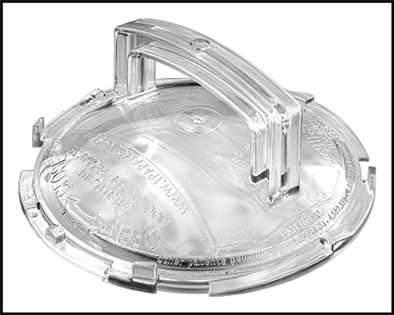 HAYWARD HAYWARD 005152458000 Paramount Leaf Canister Internal Lid - Clear