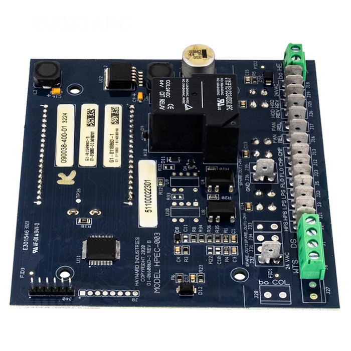 HAYWARD Hayward HPX51100122201 HeatPro/Summit Heat Pump Control Board