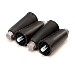 HOSHIZAKI Hoshizaki 472736A01 Leg Set - Black Plastic, Set of 4