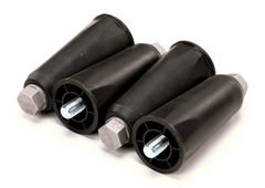 HOSHIZAKI Hoshizaki 472736A01 Leg Set - Black Plastic, Set of 4