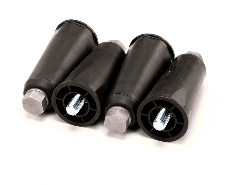 HOSHIZAKI Hoshizaki 472736A01 Leg Set - Black Plastic, Set of 4