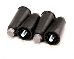 HOSHIZAKI Hoshizaki 472736A01 Leg Set - Black Plastic, Set of 4