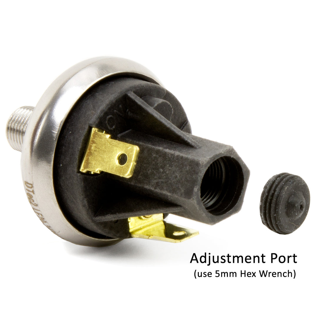 HYDROQUIP HydroQuip 34-0178C-K Spa Pressure Switch - 2 PSI (1/8 NPT)