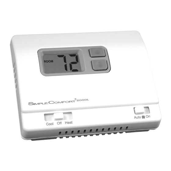 ICM CONTROLS SC2000L NON PROGRAMMABLE THERMOSTATS