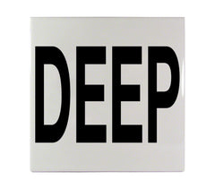 INLAYS Inlays C611711 Ceramic Depth Marker Tile, 6x6 inch