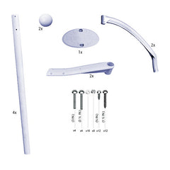 INNOVAPLAS INNOVAPLAS 5-ES5174 Oasis Pool Step Handrail Kit - Stainless Steel