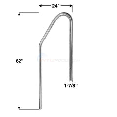 INNOVAPLAS INNOVAPLAS 5-ES5174 Oasis Pool Step Handrail Kit - Stainless Steel