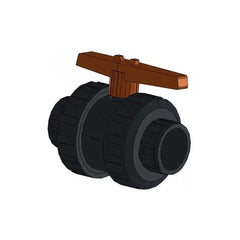 PRAHER PRAHER BV6-1001PES 1-Inch PVC True Union Ball Valve