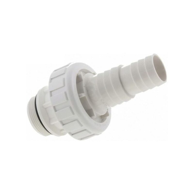 PRAHER PRAHER 150-904 - 1.5 Inch MIP x Dual Hose Barb Union with O-Ring