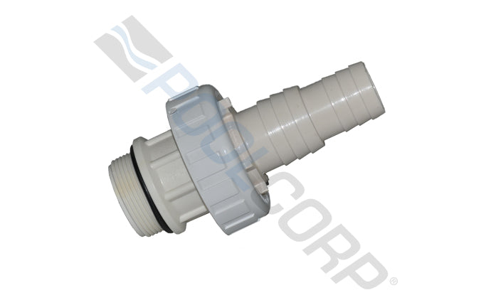 PRAHER PRAHER 150-904 - 1.5 Inch MIP x Dual Hose Barb Union with O-Ring