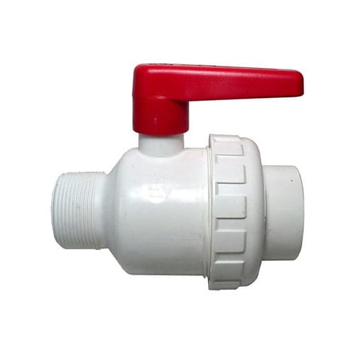 PRAHER PRAHER 150-016 1.5 Single Union Ball Valve, Slip x MPT