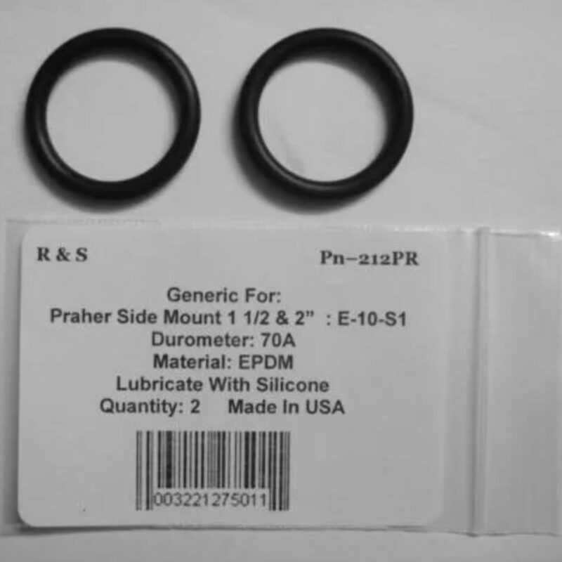 PRAHER PRAHER E-10-S1 Multiport Valve Stem O-Ring