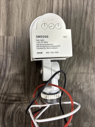 RAB DESIGN LIGHTING RAB DESIGN LIGHTING SMS500 Mini Security Motion Sensor - 120V