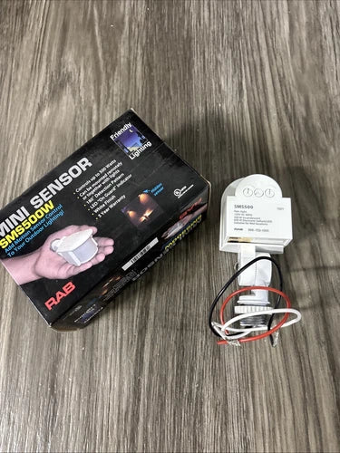 RAB DESIGN LIGHTING RAB DESIGN LIGHTING SMS500 Mini Security Motion Sensor - 120V