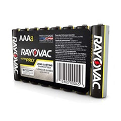 RAYOVAC RAYOVAC ALAAA-8J(AL-AAA) Ultra Pro AAA Alkaline Batteries - 8 Pack