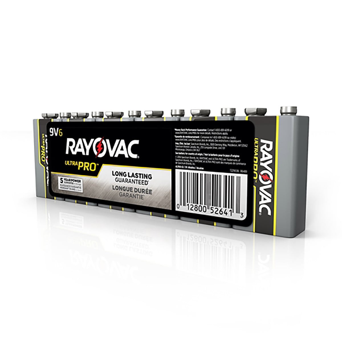 RAYOVAC RAYOVAC AL9V-6J(AL-9V) Ultra Pro 9V Alkaline Battery - 6 Pack