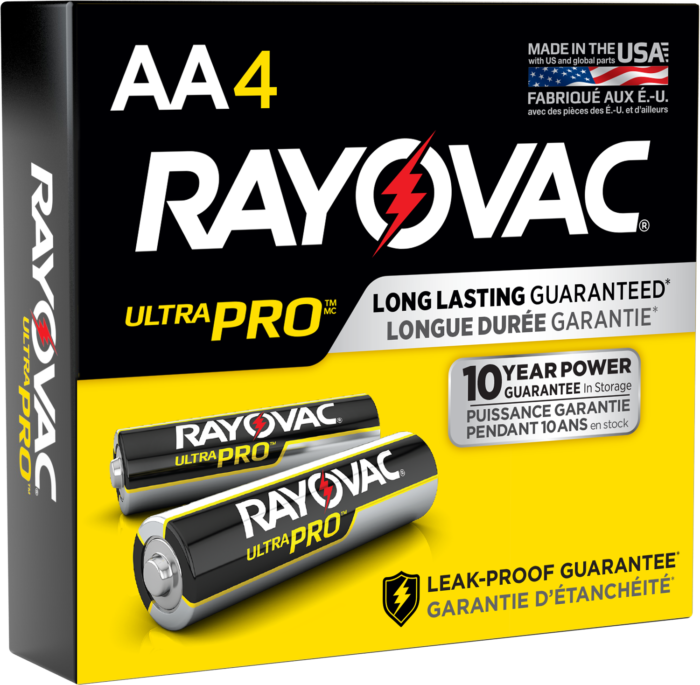 RAYOVAC RAYOVAC ALAA-8J(AL-AA) Ultra Pro AA Alkaline Batteries, 8-Pack