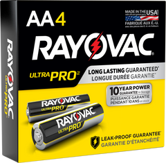 RAYOVAC RAYOVAC ALAA-8J(AL-AA) Ultra Pro AA Alkaline Batteries, 8-Pack