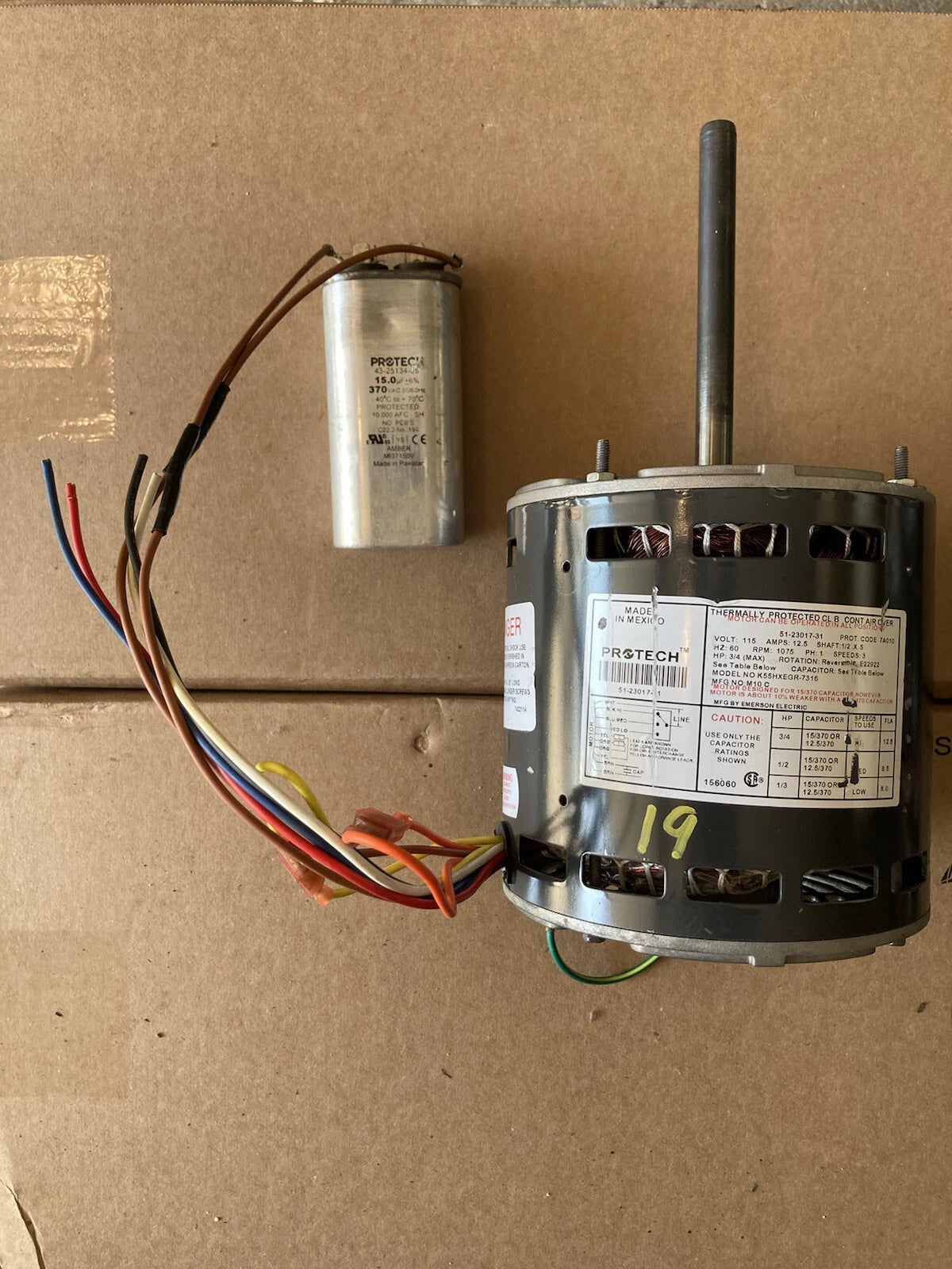 RHEEM RHEEM 51-23017-31 Furnace Blower Motor