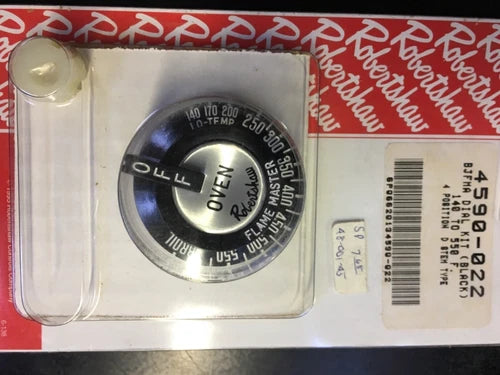 ROBERTSHAW Robertshaw 4590-022 Low Temperature Control Knob - White