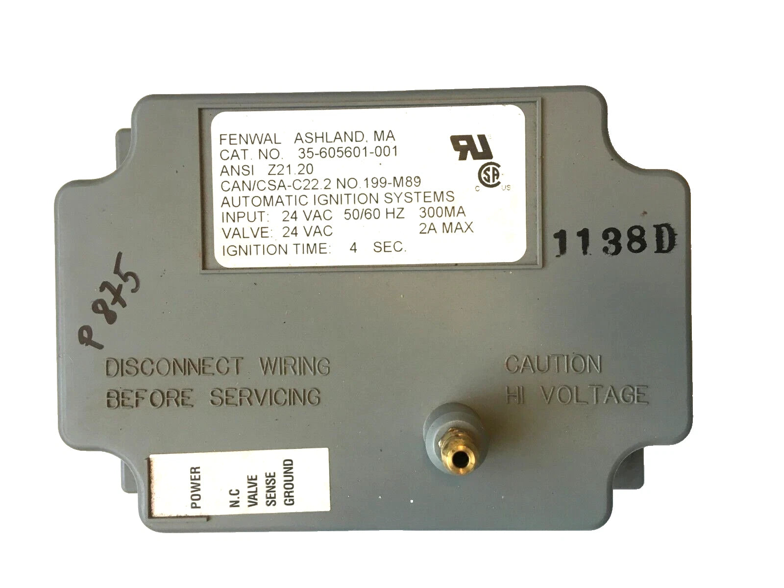 ROBERTSHAW Robertshaw 35-605601-001 Ignition Control Module