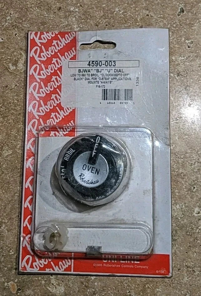 ROBERTSHAW ROBERTSHAW 4590-003 Temperature Dial - Black