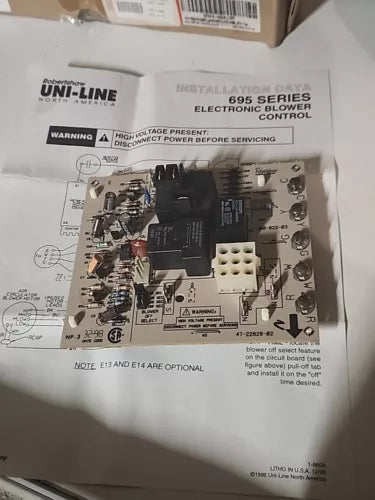 ROBERTSHAW Robertshaw 695-003 Electronic Blower Control Board