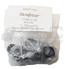 SCEPTER Scepter 077244(TSRCU-10) 1/2-Inch PVC Strain Relief Connector