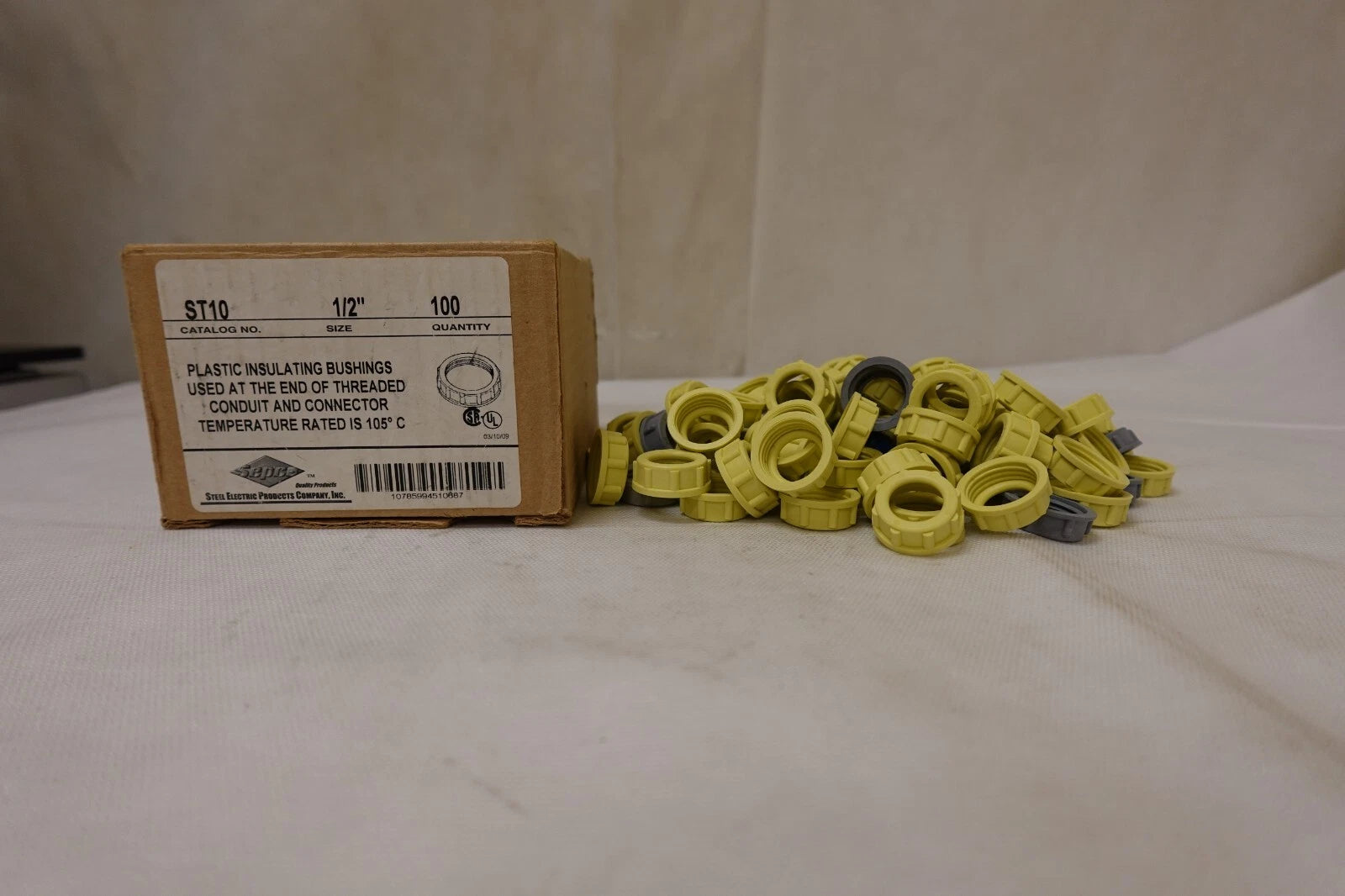 SEPCO SEPCO ST10 1/2-Inch Polypropylene Insulated Plastic Bushing
