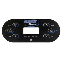 SUNRISE SPAS SUNRISE SPAS R6021728 TP600 Tranquility Control Panel Overlay