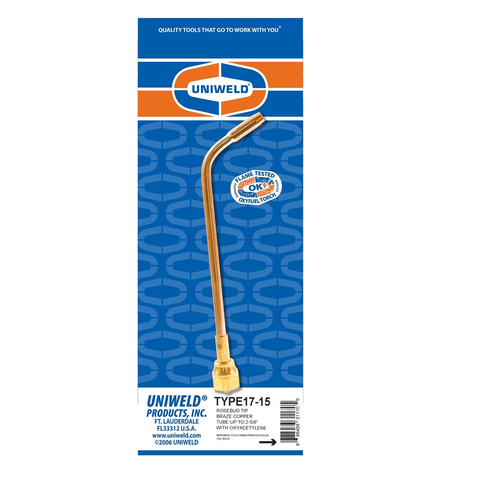 UNIWELD UNIWELD UNI-17-15 Rosebud Heating Tip