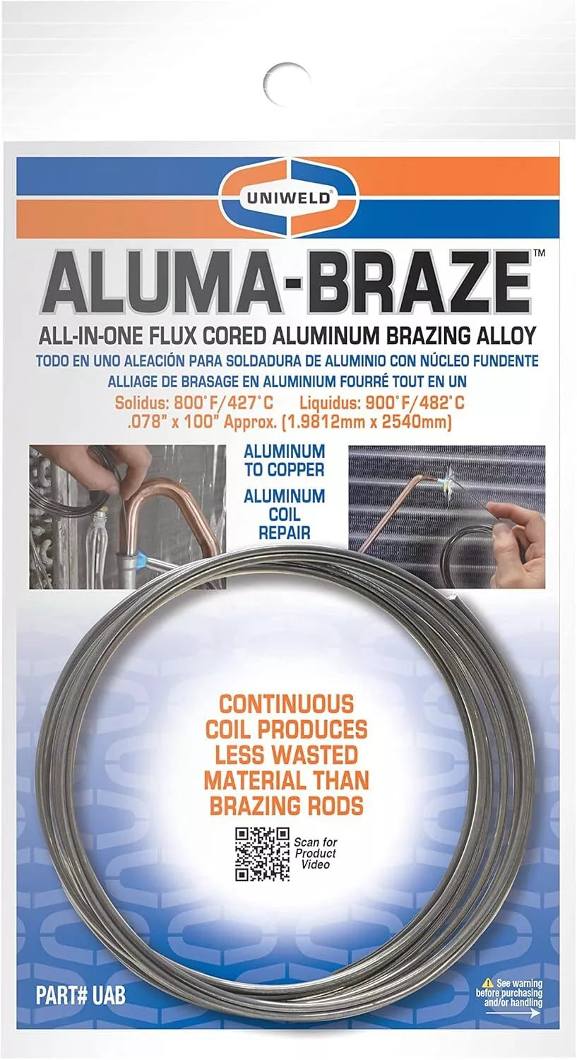 UNIWELD UNIWELD UNI-UAB Aluma-Braze Aluminum Brazing Alloy
