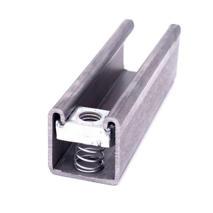 UNISTRUT UNISTRUT P1008-SS 3/8-16 Channel Spring Nut - Stainless Steel