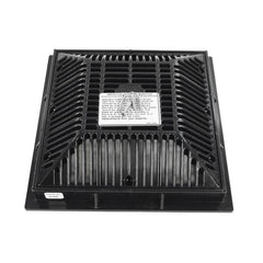 WATERWAY PLASTICS Waterway Plastics 640-4797V WATERWAY PLASTICS 9 x 9 Square Suction Cover with Frame - Gray 640-4797V