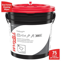 WypAll 91371 9-1/2 x 12 in. Cleaning Wipe in Green and White (Canister of 75)