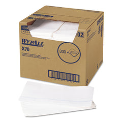 KIMBERLY-CLARK Kimberly-Clark 05925 WypAll X70 Disposable Wipes 23-1/2 Inch L x 12-1/2 Inch W 300 Sheet/Box