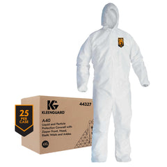 KIMBERLY-CLARK Kimberly-Clark 44327 Kleenguard A40 Coverall 4XL (25 per case) Replaces 11208-4XL