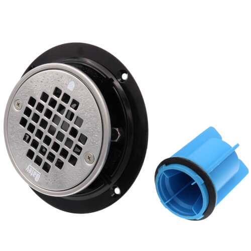 OATEY Oatey 42272 2 or 3 ABS Round Low Profile Drain Stainless Steel Screw-In Strainer with Ring and Plug